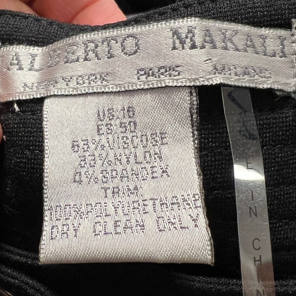 Alberto Makali Black Viscose Blend Skinny Stretch Legging Pants kk. - Picture 8 of 11